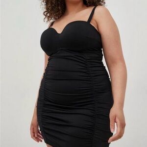 Torrid Black One Piece Swimsuit size 1